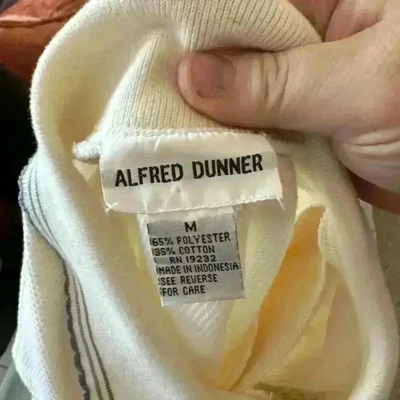 Alfred dunner vintage collared shirt size medium - Picture 4 of 6